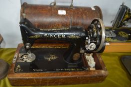 *Singer Portable Manual Sewing Machine