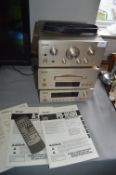 Teac H500 Audio System Comprising Amplifier, CD, a