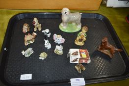 Wade Whimsies and Larger Figures Including old Eng