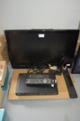 Logik 21" TV with Remote, and Router, etc.