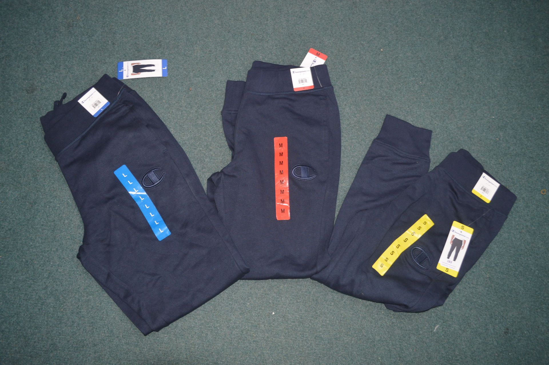 *Three Champion Gent's Jogger Sizes: S, M & L