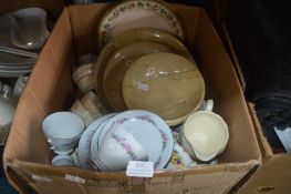 Pottery Cups, Saucers, Bowls, etc.