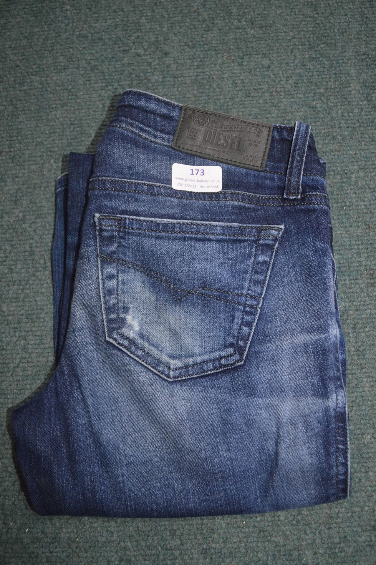 Diesel Super Slim Skinny Jeans Size: 24x30 - Image 2 of 2