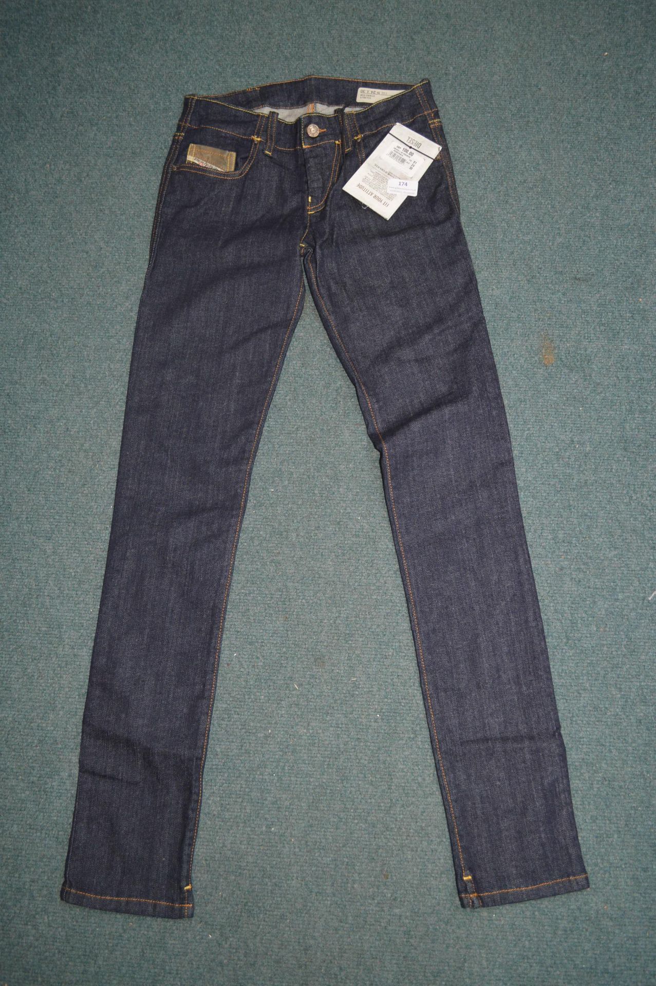 Diesel Groupee Super Skinny Jeans Size: 24x30