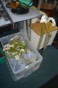 Really Useful Storage Box Containing Tall Glass Va