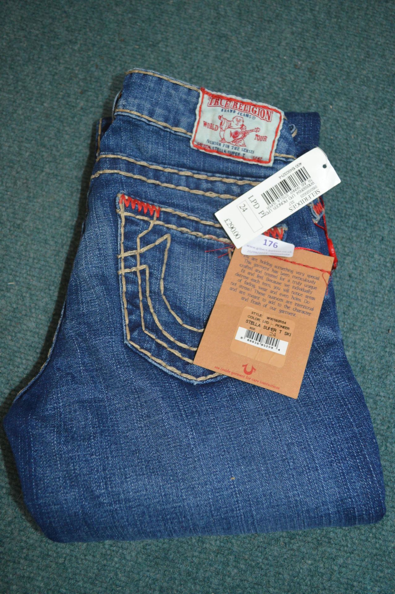 True Religion Stella Jeans Size: US 24 - Image 2 of 2