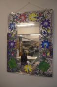 Floral Mosaic Mirror