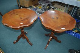 Pair of Inlaid Effect Occasional Tables