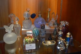 Glass Scent Bottles Including Caithness etc.