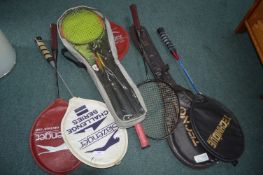 Assorted Badminton Rackets