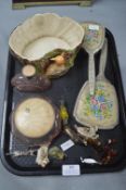 Hornsea Pottery Planter plus Dressing Table Items,