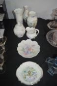 Aynsley Vases and Dishes etc.
