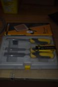 *4m Belt Clamp and Three Joiners Wood Chisels