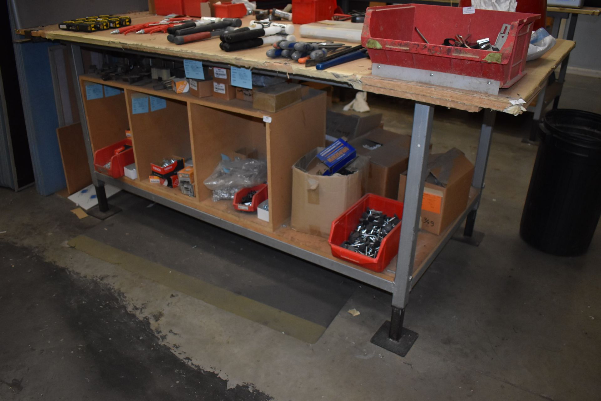 *8ft x 4ft Workbench with Adjustable Feet (collection by appointment)