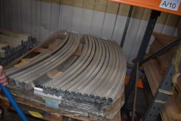 *Pallet of ~84 Aluminium 1600R Curved Rails