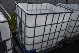 *Empty IBC Tank with Lid Cut Off