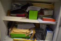 *Contents of Cabinet to Include Assorted Office Stationery