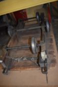*Vintage Four Wheel Industrial Trolley (contents not included)