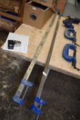 *Pair of 4ft and a Pair of 2ft Sash Clamps Bolted Together