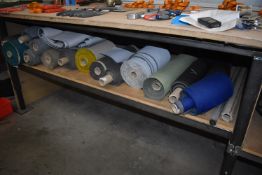 *Fourteen Assorted Rolls of Fabric (various lengths and widths)