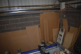 *Assorted MDF Sheeting and a Pair of Three Tread Steps (NOT including vacuum pump for lot 1)
