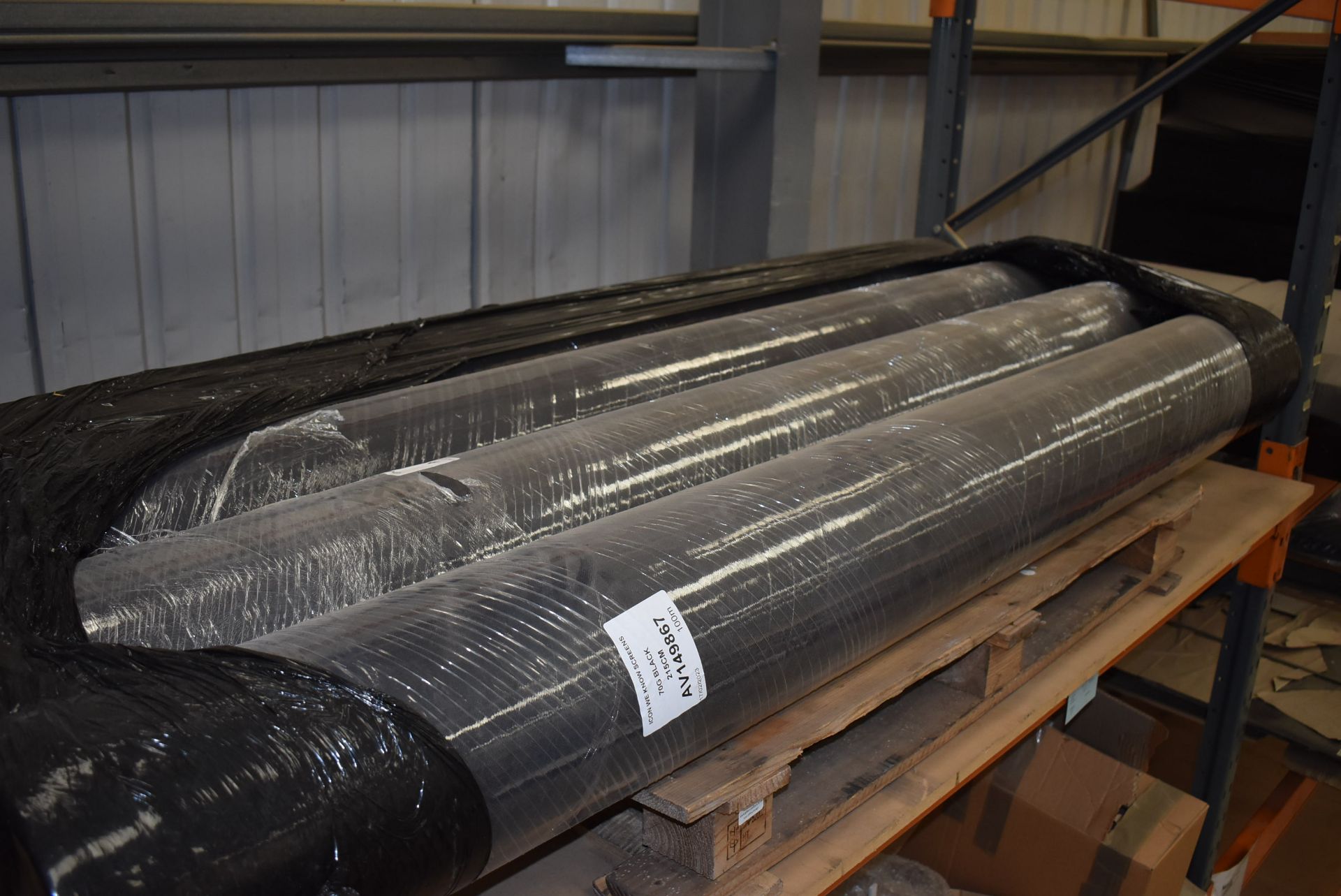 *Pallet of Four 100m x215cm Rolls of 70G Black Material