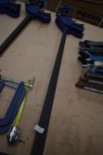 *Pair of Irwin 4ft Quick Clamps