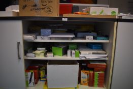 *Storage Cabinet and Contents of Office Stationery