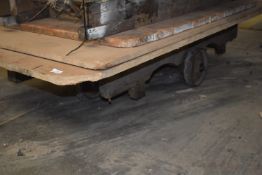 *Vintage Four Wheel Industrial Trolley (contents not included)