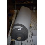 *Roll of Grey Fabric Bonded to Foam Rubber