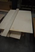 *Quantity of Various Sheets of Plywood