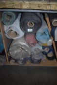 *Quantity of Assorted Upholstery Fabrics (various lengths, colours, and styles)