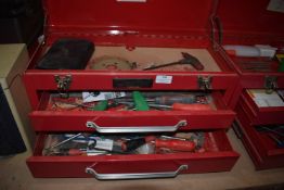 *Clarke Toolbox Containing Various Drill Bits, Screwdrivers, etc.