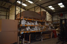 *Four Bays of Link 51 Racking Comprising Six Uprights, and 24 Beams ~270x110cm x 4m tall (contents