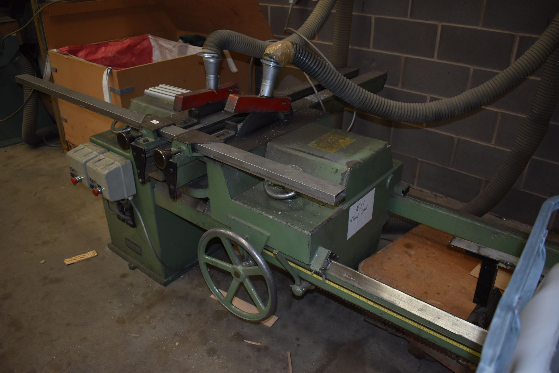 *Interwood Ltd Twin Head Crosscut Saw - Image 2 of 2