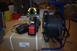 *Battery Powered Pallet Strapper with Charger and Strapping