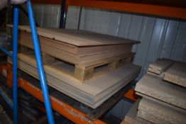 *Pallet of 1225x1160mm x 5mm and 930x220mm x 12mm MDF Board
