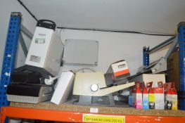 Contents of Shelf to Include Heater, Inks, etc. (salvage)