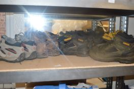 *Box of Worn Dewalt Work Boots