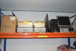 Contents of Shelf to Include Computers, etc. (salvage)