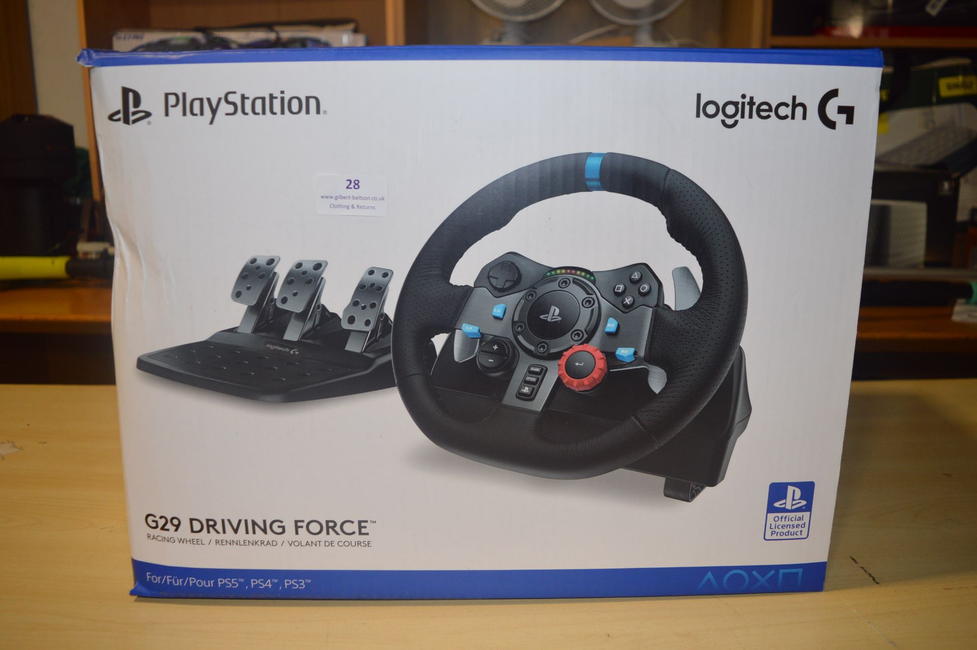 *Logitech G29 Driving Force PlayStation Racing Wheel