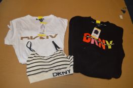 *DKNY Women’s Jumper and T-Shirt Size: S, and a Sport Bra