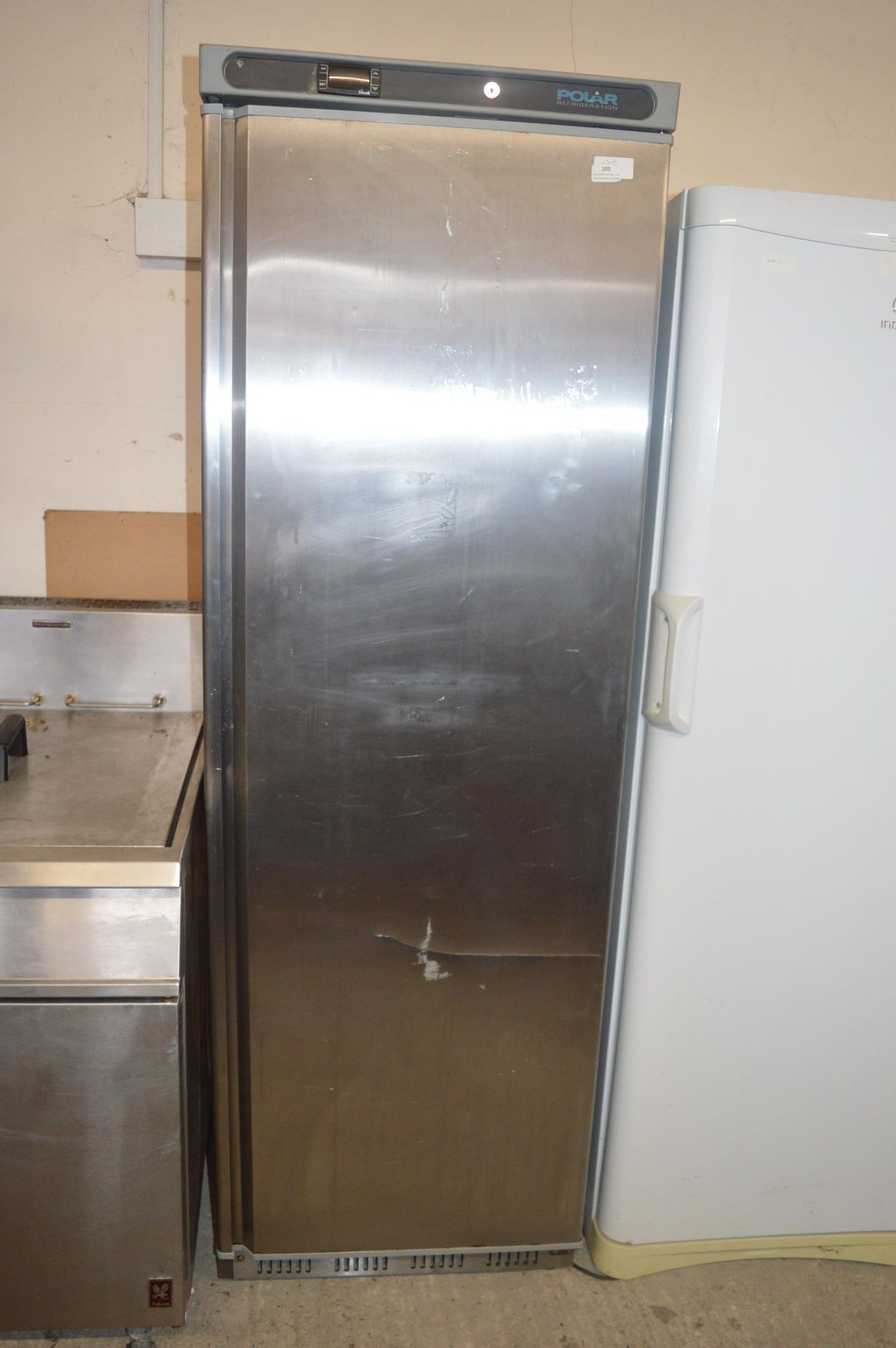 Polar Stainless Steel Upright Refrigerator