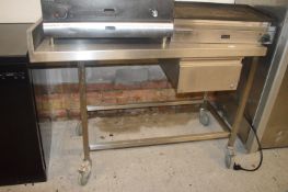 *Stainless Steel Preparation Table with Drawer