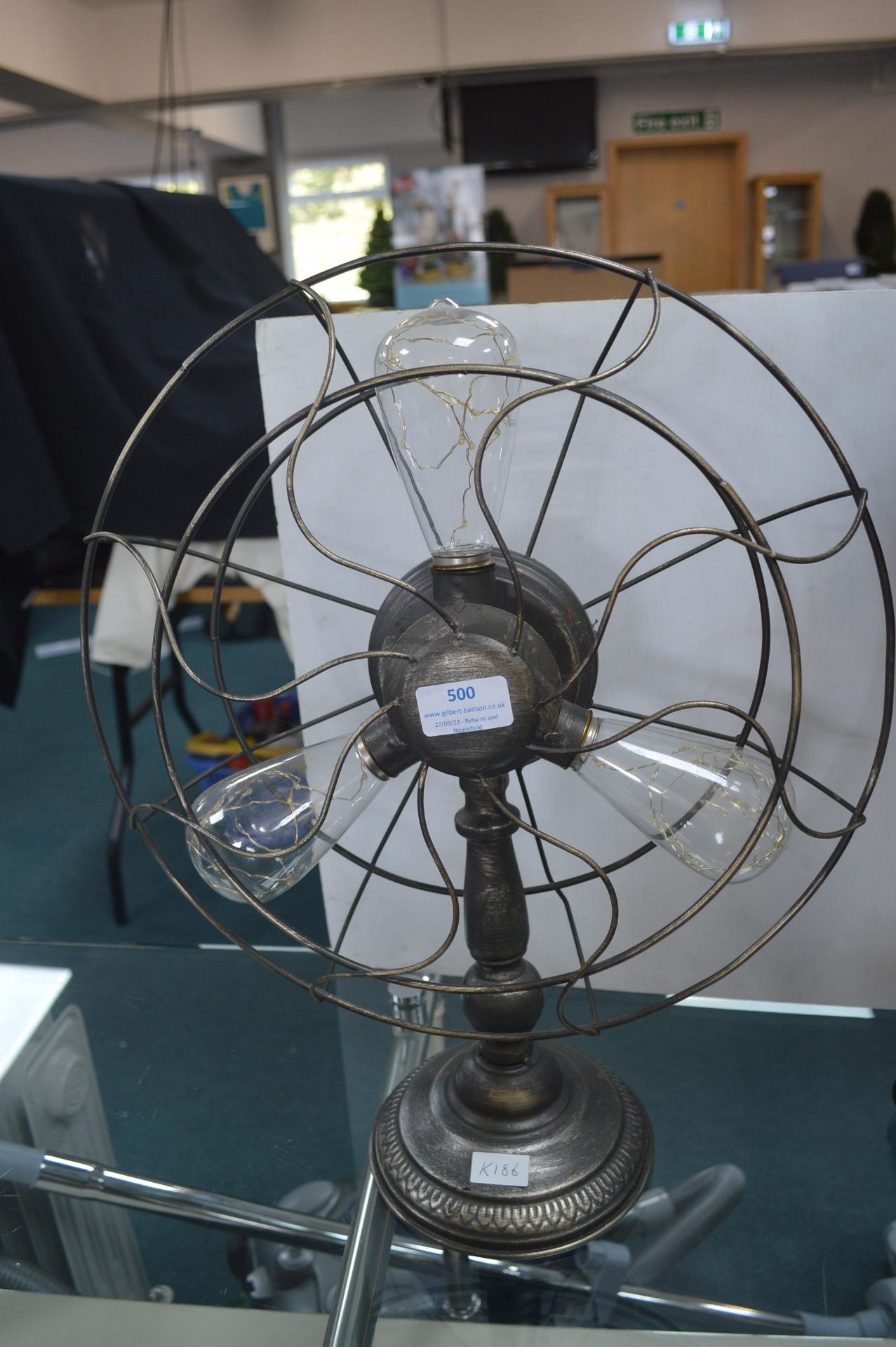 Battery Powered Fan Lamp