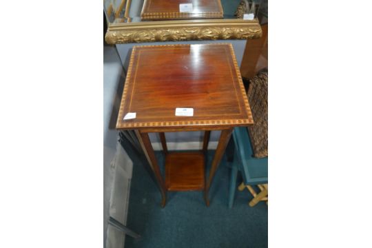 Edwardian Inlaid Mahogany Plant Stand - Image 3 of 3