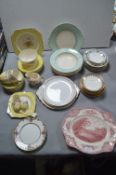 Vintage Pottery Plates, Dishes, etc.