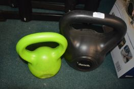 *Bench 12kg and Everlast 5kg Kettlebells