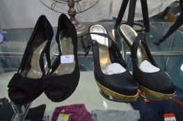 Two Pairs of Ladies New Look Gorgeous High Heel Sh