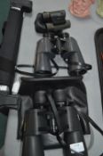 Two Pairs of Binoculars Including Minolta 7x21x50,